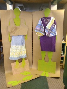 Costumes for Invisible characters in rock opera